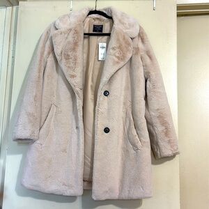 Abercrombie  & Fitch faux fur coat